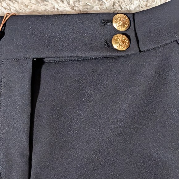 Quince High Rise Slim Scuba Ankle Pants Black Size 8 NWT - Picture 3 of 6